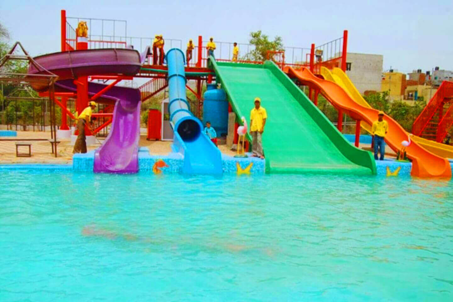 Nature Stay Sohna - resort picnic pool near Delhi